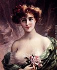 The Pink Rose by Emile Vernon